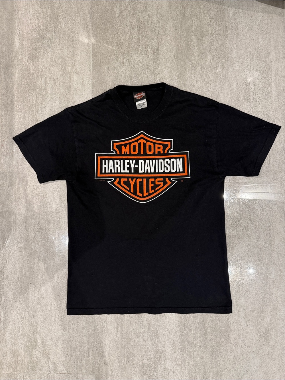 VTG Harley-Davidson Chicago Skyline Graphic T-Shirt Men's Medium Made in USA
